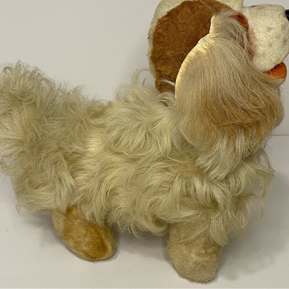 Vintage mohair plush toy dog - Picture 4 of 9